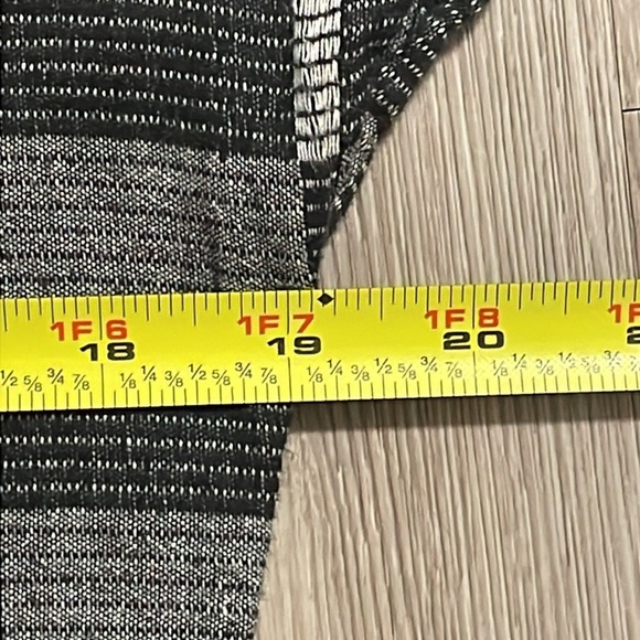 Lou & Grey Women’s Dress Medium Black & Grey 100% Cotton Contemporary - Picture 11 of 13